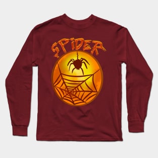 big spider silhouette Long Sleeve T-Shirt